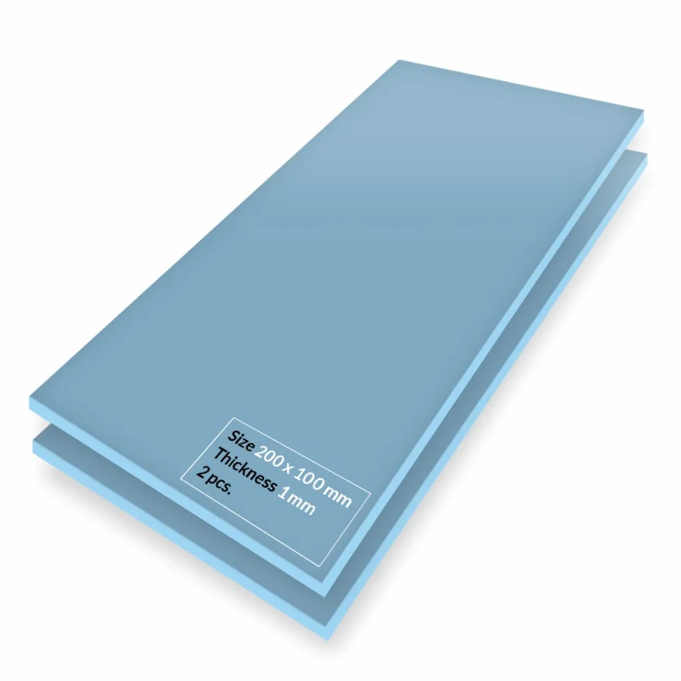 ARCTIC TP-3: Podkładka termoprzewodząca, Premium Performance Thermal Pad, 200 x 100 x 1,0 mm (Możliwość układania w stosy do 2,0 mm bez utraty wydajności), 2 szt - Wysoka wydajność, szczególnie miękki