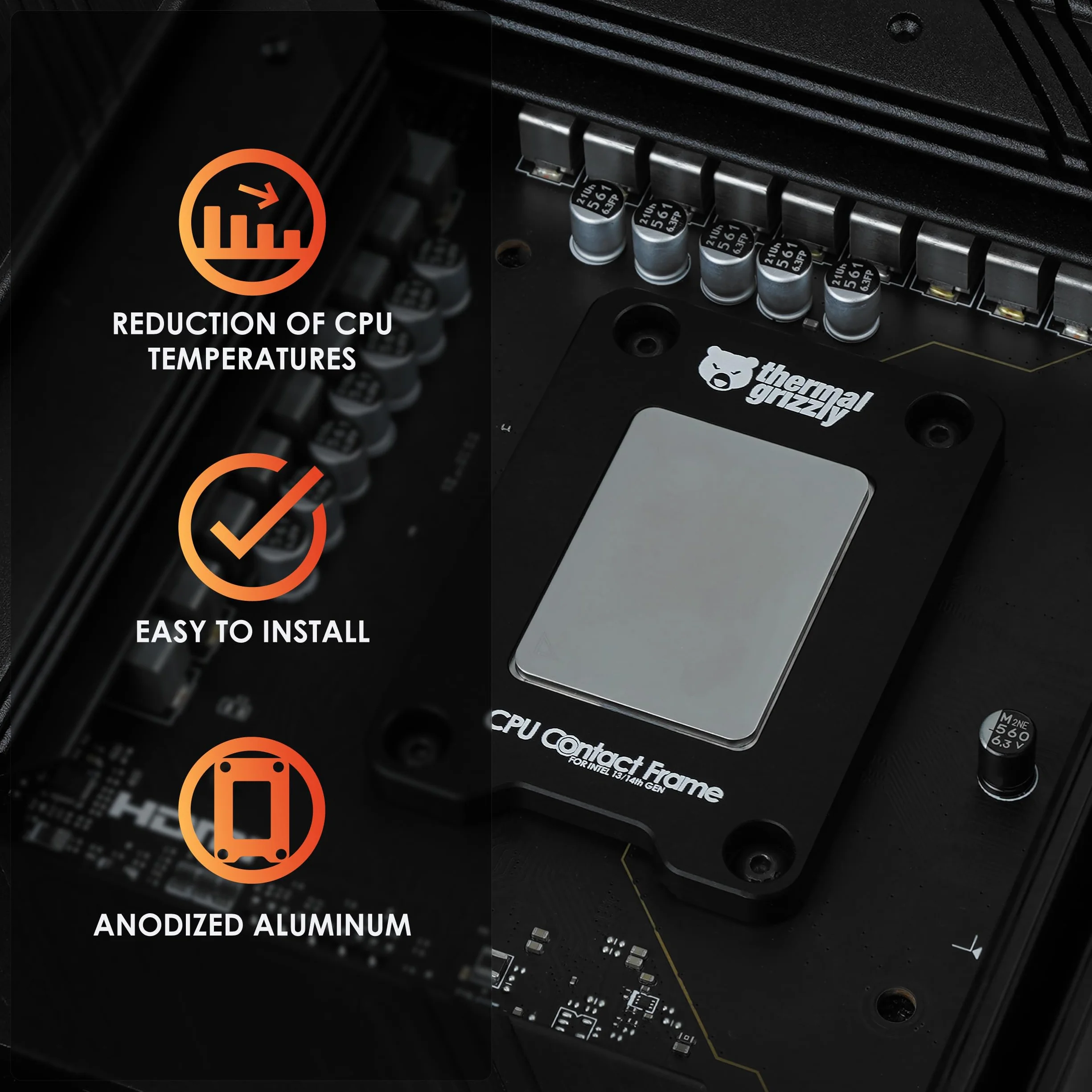 Thermal Grizzly Ramka kontaktowa procesora Intel 13. i 14. generacji