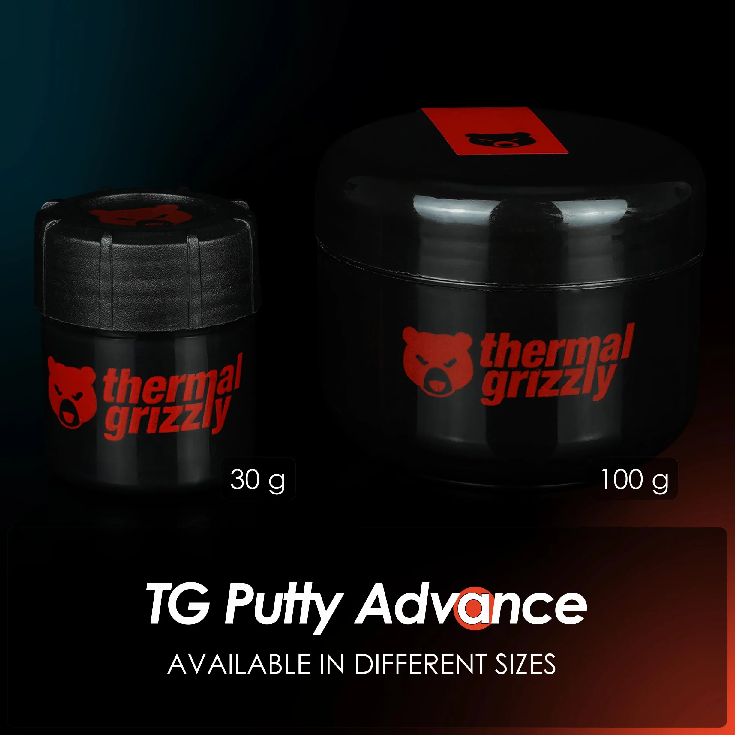 Pasta termiczna Thermal Grizzly Putty Advance 30g Nieprzewodząca +Szpatułki