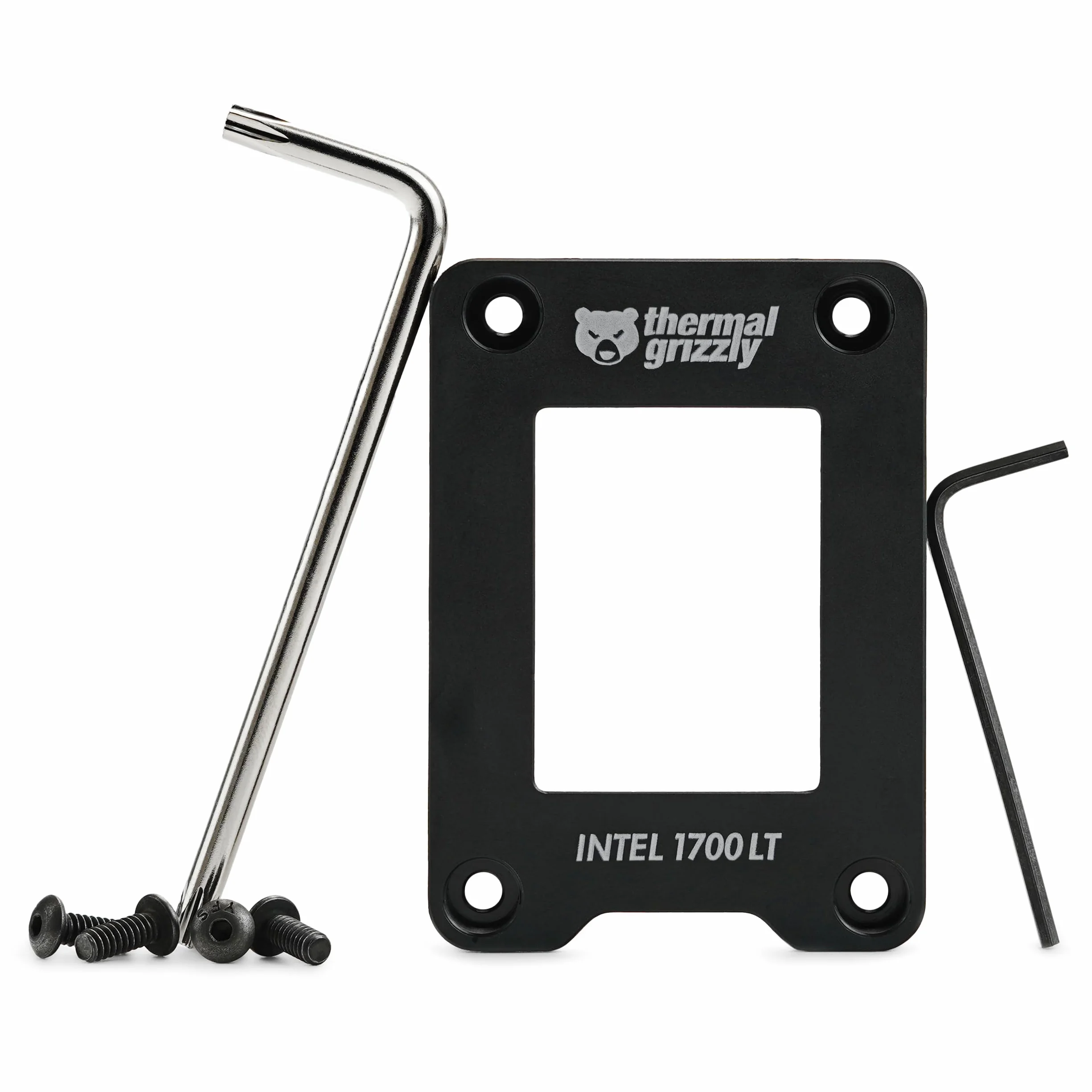 Thermal Grizzly - Ramka stykowa procesora Intel 1700 LT – dla zoptymalizowanego ciśnienia styku procesora w celu poprawy wydajności chłodzenia