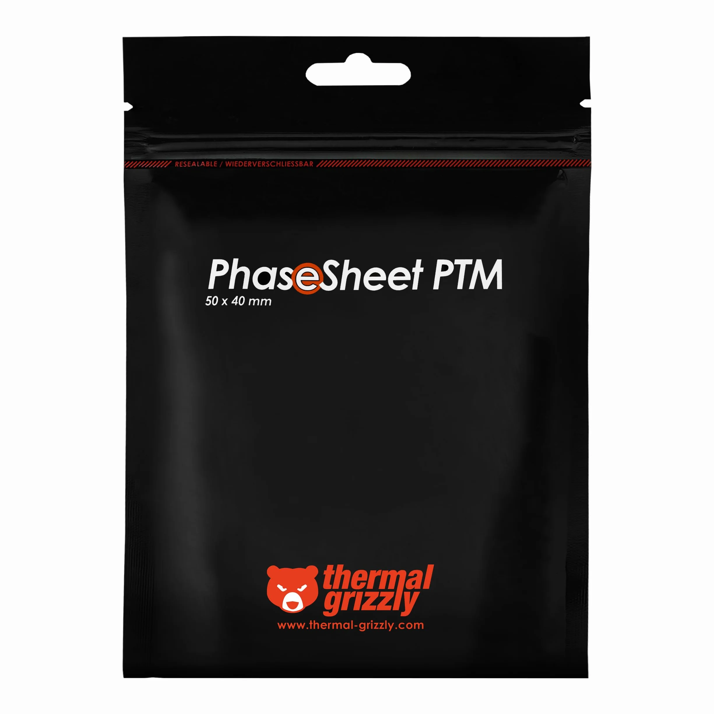 Pad termoprzewodzący Termopad Thermal Grizzly PhaseSheet PTM 50x40mm