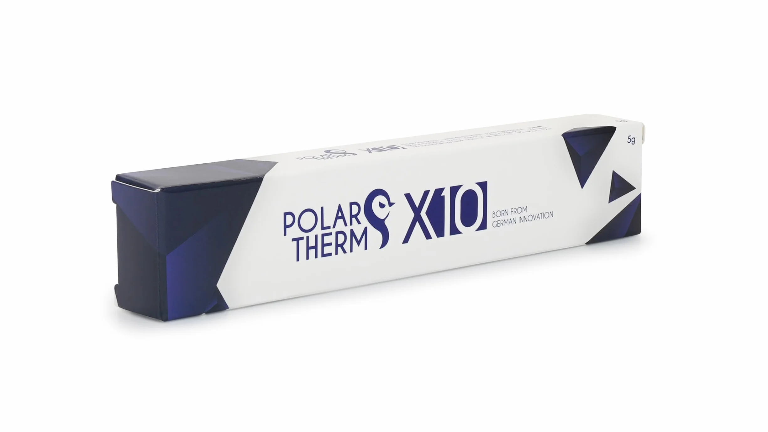 Polartherm X-10 pasta termiczna do procesora i GPU - wysoka przewodność cieplna, długa trwałość, bezpieczne aplikowanie, nieprzewodzący smar termiczny - 5 gramów mieszanka termiczna z szpatułką