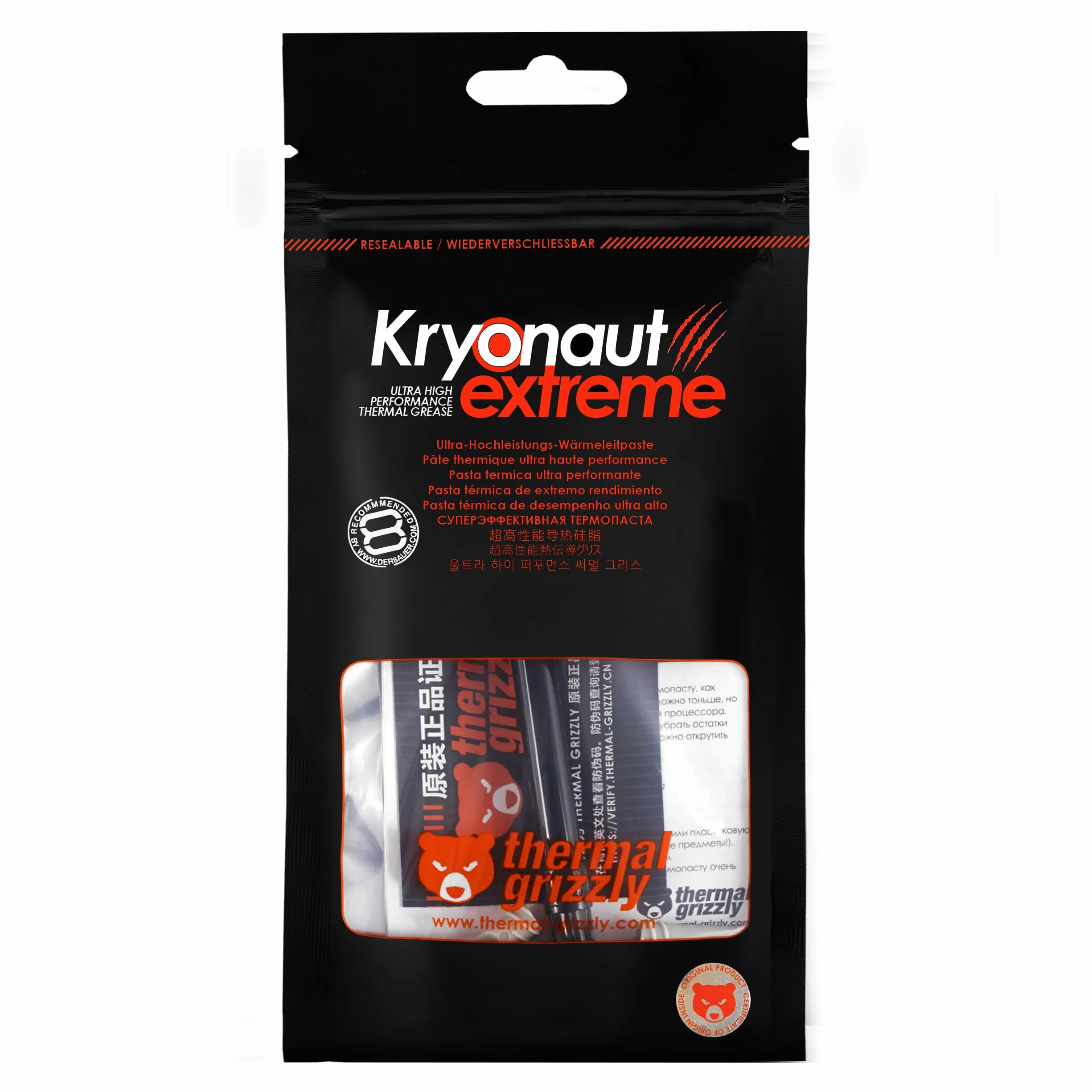 Thermal Grizzly Kryonaut Extreme Wärmeleitpaste - 2 gramy