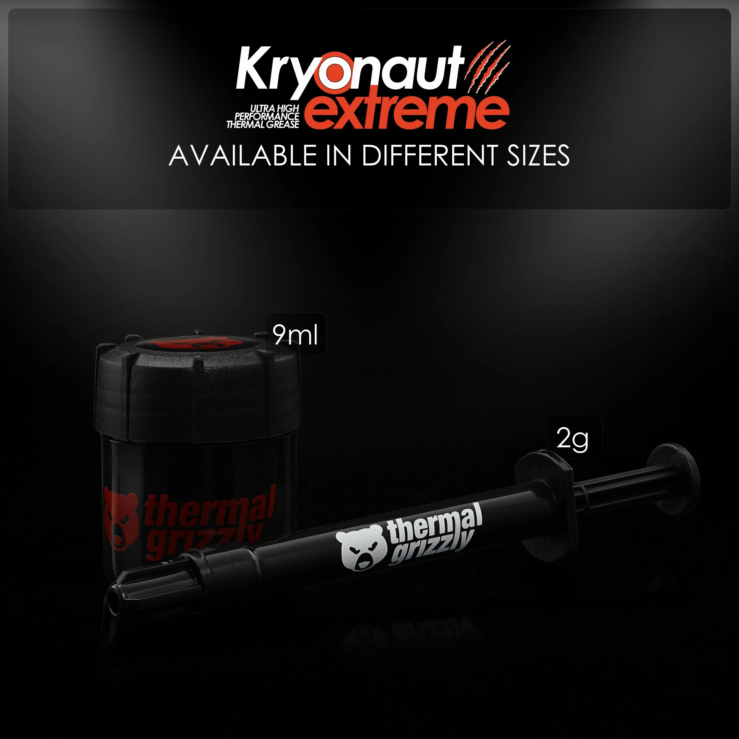 Thermal Grizzly Kryonaut Extreme Wärmeleitpaste - 2 gramy