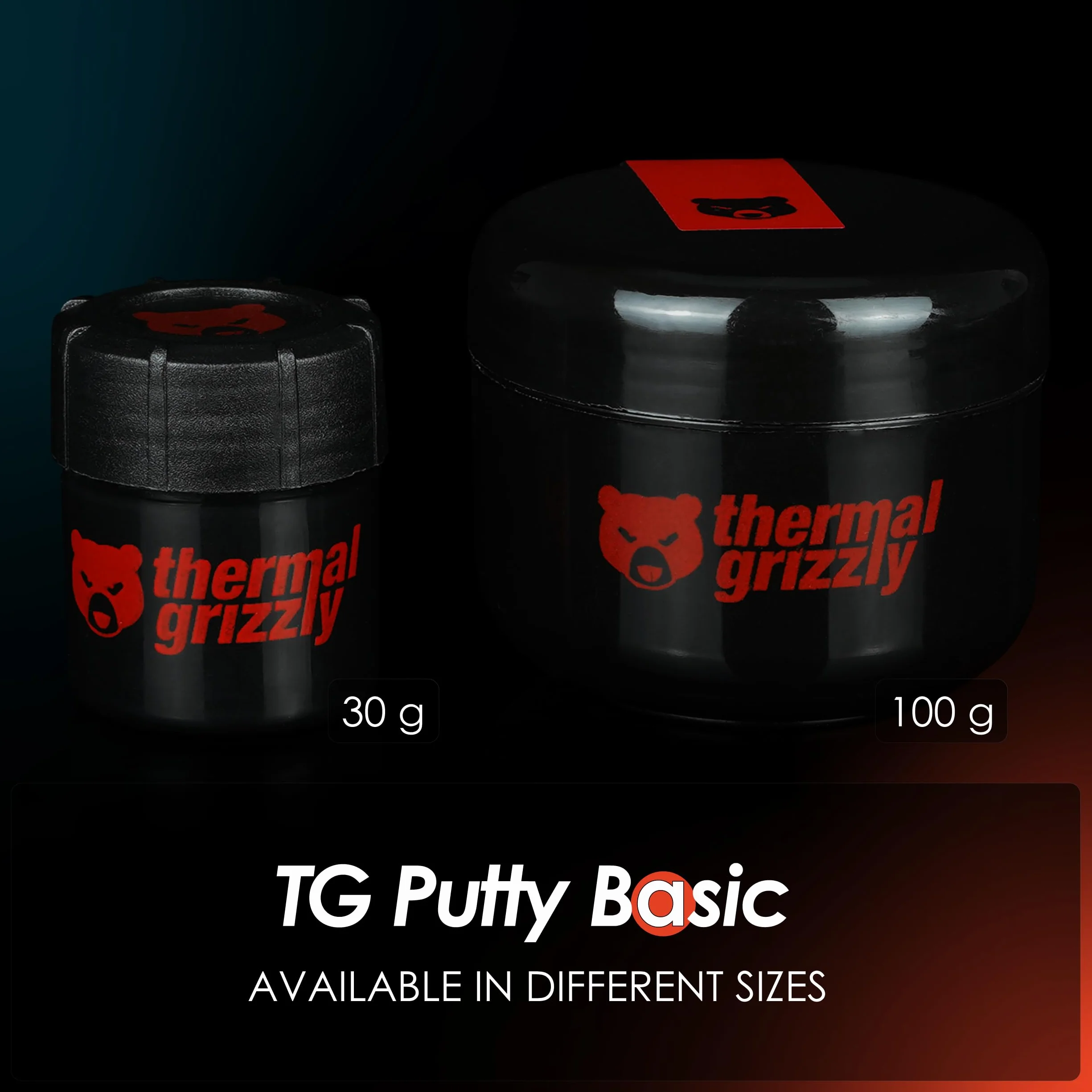 Pasta termiczna Thermal Grizzly Putty Basic 30g Nieprzewodząca +3 szpatułki