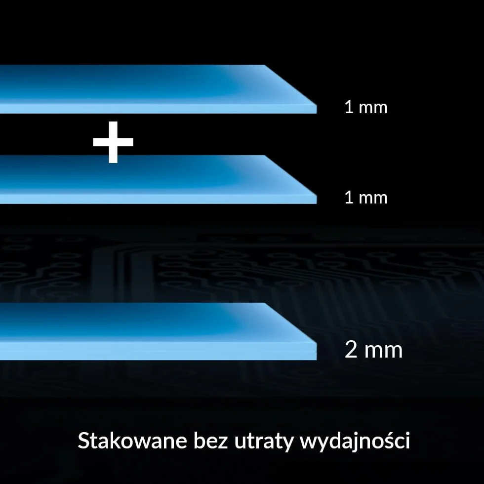 ARCTIC TP-3: Podkładka termoprzewodząca, Premium Performance Thermal Pad, 100 x 100 x 1,5 mm 1 szt - Wysoka wydajność, szczególnie miękki