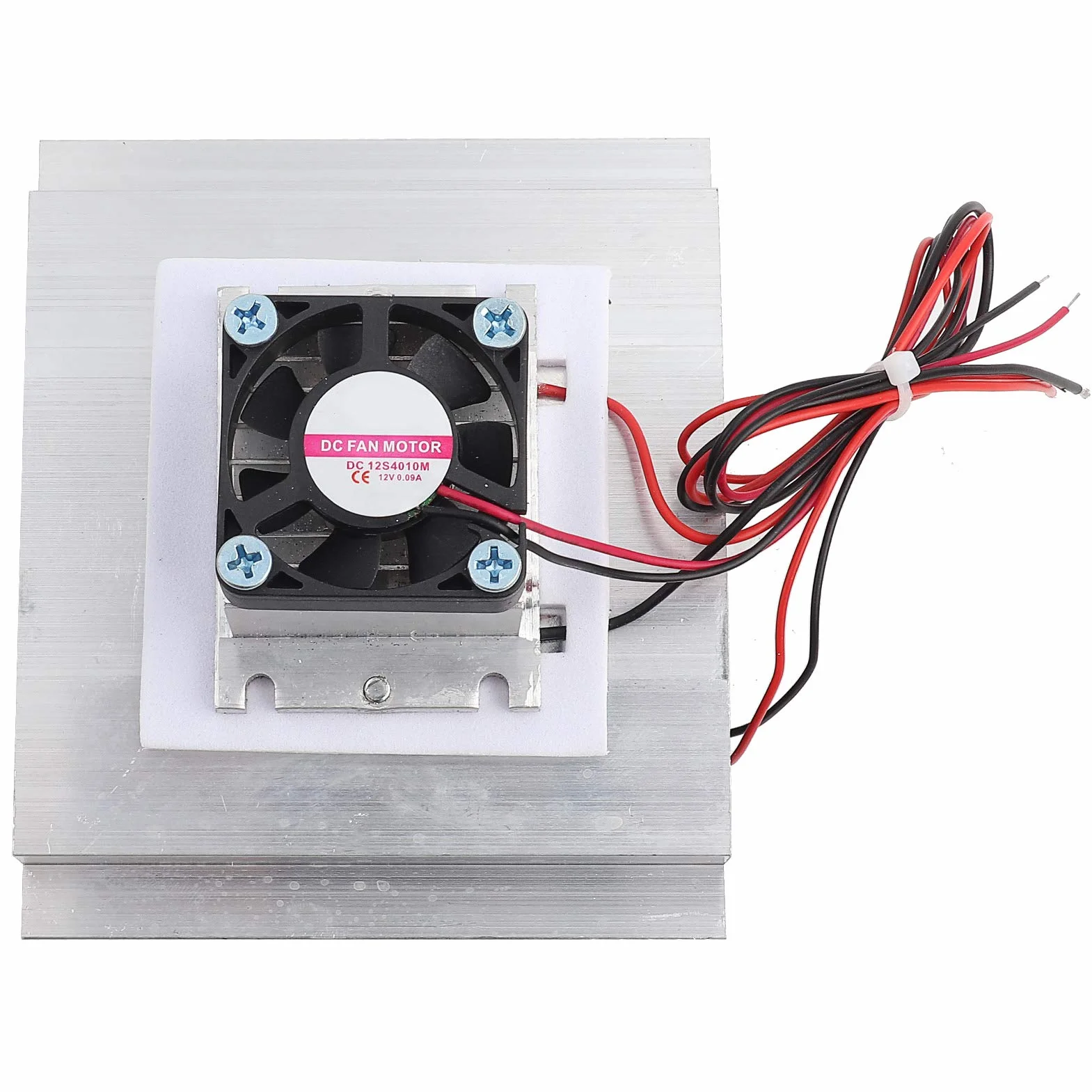 12V Thermoelectric Peltier, XD-35 Thermoelectric Peltier Plate Module System chłodzenia Zestaw do samodzielnego montażu, moduł linii chłodnicy półprzewodnikowej (z wentylatorem zimnego końca)