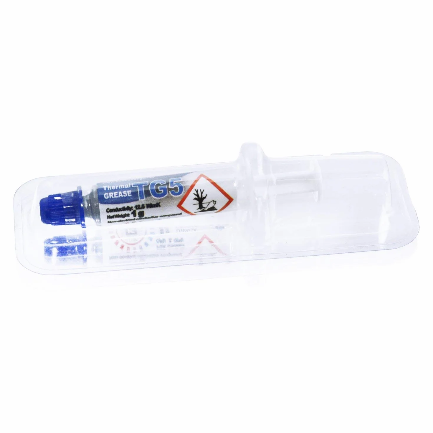 AABCOOLING Thermal Grease 5 - 1g - Najwydajniejsza Pasta Termoprzewodząca, do Procesora CPU, Karty Graficznej GPU, Konsola, Laptop-ów, Doskonale odprowadza ciepło na Radiator-Chłodzenie. Nowoczesny skład, Doskonała Przewodność Termiczna do 12.5 W/mK