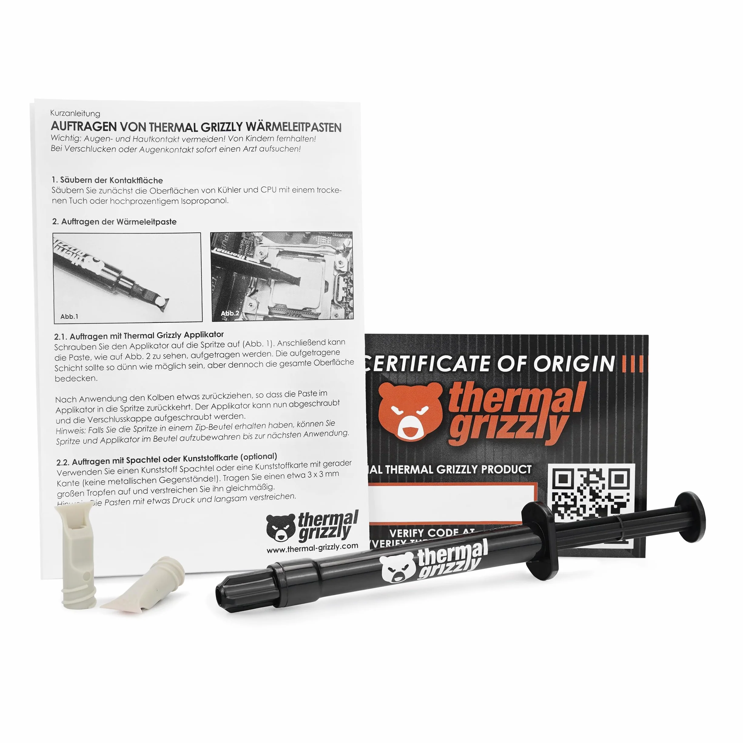 Thermal Grizzly Kryonaut Extreme Wärmeleitpaste - 2 gramy