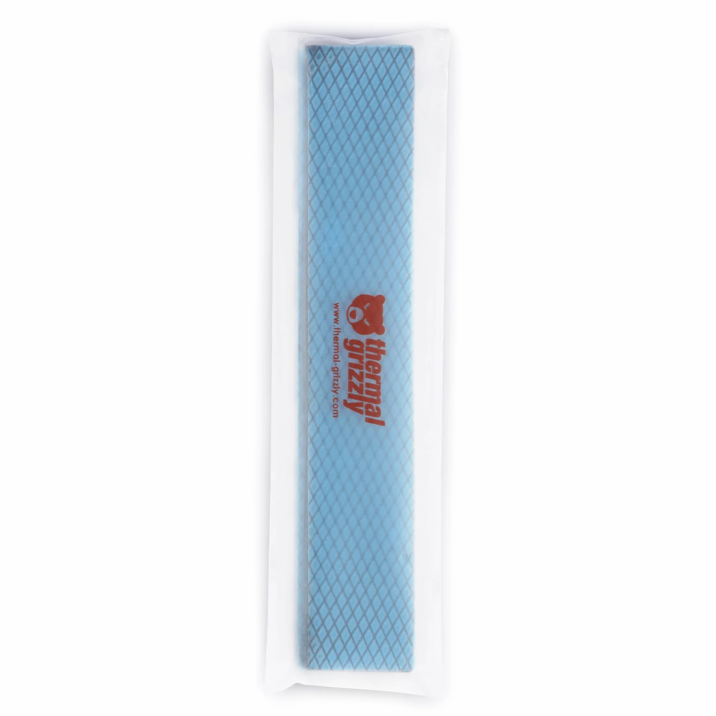Thermal Grizzly Minus Pad Advance – 4-pak termiczna podkładka z interfejsem, 120 x 20 x 1,0 mm, elektrycznie nieprzewodząca, wysoka przewodność cieplna i kompresja do dysków SSD, procesorów