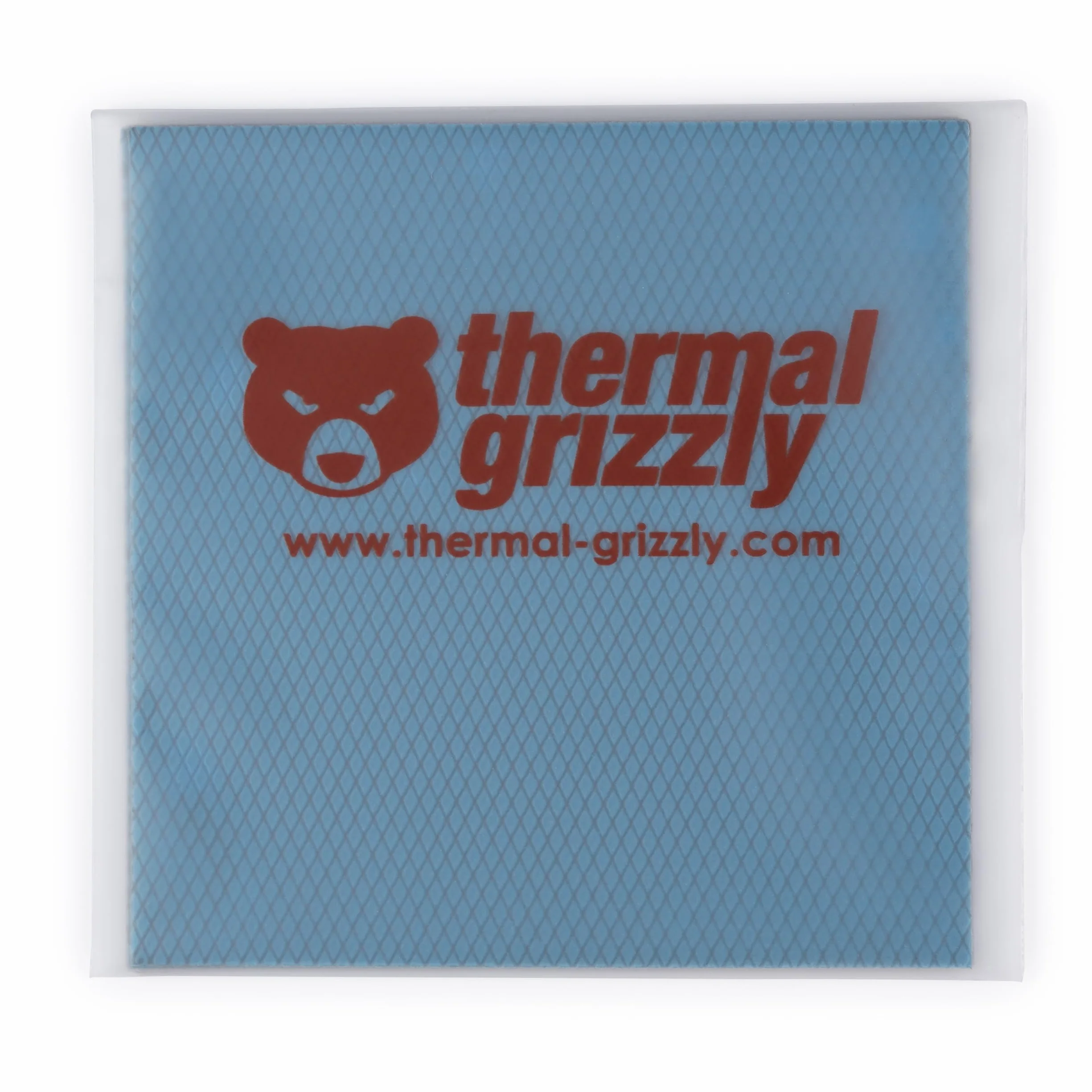 Thermal Grizzly Minus Pad Basic 2-pak izolacyjnych podkładek termicznych, 100 x 100 x 1,5 mm, nieprzewodzące elektrycznie, wysoka przewodność cieplna i ściśliwość do dysków SSD, GPU i